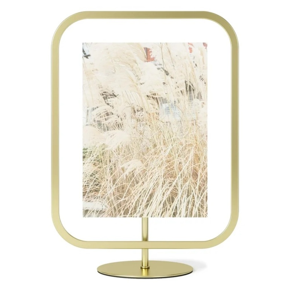 Umbra Infinity Sqround Picture Frame, Floats 5X7 Photo
